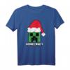 HapDog Weihnachten Creeper Santa Hat T-Shirt – Offiziell lizenzierte Gaming- und Weihnachts-Designs für Männer, Frauen, Jungen und Mädchen