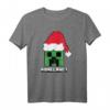 HapDog Weihnachten Creeper Santa Hat T-Shirt – Offiziell lizenzierte Gaming- und Weihnachts-Designs für Männer, Frauen, Jungen und Mädchen