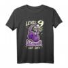 Kinder Gamer Girl T-Shirt zum 9. Geburtstag - Level 9 Freigeschaltet, Legendär seit 2014, Perfektes Geschenk für junge Zockerinnen