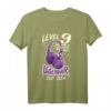 Kinder Gamer Girl T-Shirt zum 9. Geburtstag - Level 9 Freigeschaltet, Legendär seit 2014, Perfektes Geschenk für junge Zockerinnen