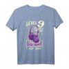 Kinder Gamer Girl T-Shirt zum 9. Geburtstag - Level 9 Freigeschaltet, Legendär seit 2014, Perfektes Geschenk für junge Zockerinnen