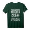 Zum Zocken Geboren Zur Schule Gezwungen - Lustiges Gamer T-Shirt für Teenager, Jungen, Mädchen & Geburtstagsgeschenk für Freunde und Zocker