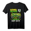 Level 12 Jahre Geburtstagsshirt für junge Gamer - Originelles Geschenk für Kinder, Gaming Controller Motiv, perfekt für Geburtstagsfeiern und LAN-Partys