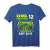 Level 12 Jahre Geburtstagsshirt für junge Gamer - Originelles Geschenk für Kinder, Gaming Controller Motiv, perfekt für Geburtstagsfeiern und LAN-Partys
