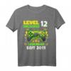 Level 12 Jahre Geburtstagsshirt für junge Gamer - Originelles Geschenk für Kinder, Gaming Controller Motiv, perfekt für Geburtstagsfeiern und LAN-Partys