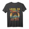 Level 8 Jahre Geburtstagsshirt für Jungen - Gamer T-Shirt mit Controller Motiv für die nächste Geburtstagsparty oder LAN-Party