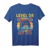 Level 8 Jahre Geburtstagsshirt für Jungen - Gamer T-Shirt mit Controller Motiv für die nächste Geburtstagsparty oder LAN-Party
