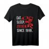 Gamer Geschenk zum 21. Geburtstag - EAT SLEEP Game seit 1999 T-Shirt für Geburtstagsfeier & Gaming Fans