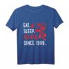Gamer Geschenk zum 21. Geburtstag - EAT SLEEP Game seit 1999 T-Shirt für Geburtstagsfeier & Gaming Fans