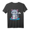 Niedliche Gaming Katze Video Game Computer Videogame PC T-Shirt – Perfektes Geschenk für Gamer zu Weihnachten, Geburtstag & Feiertagen
