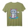 Niedliche Gaming Katze Video Game Computer Videogame PC T-Shirt – Perfektes Geschenk für Gamer zu Weihnachten, Geburtstag & Feiertagen