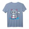 Niedliche Gaming Katze Video Game Computer Videogame PC T-Shirt – Perfektes Geschenk für Gamer zu Weihnachten, Geburtstag & Feiertagen