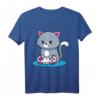 Niedliche Gaming Katze Video Game Computer Videogame PC T-Shirt – Perfektes Geschenk für Gamer zu Weihnachten, Geburtstag & Feiertagen