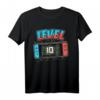 Level 10 Geburtstag Shirt für Jungen und Mädchen - Perfektes Geschenk zum 10. Geburtstag mit Gaming-Controller Motiv