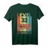 32. Geburtstag Geschenk - Level 32 Komplett Shirt für Videospieler & Gamer, Perfektes Geburtstagsgeschenk für Fans von 1987