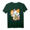 Kawaii Anime Cat T-Shirt mit Japanischen Noodles - Süßes Ramen Katzen Design, Perfekt als Geschenk für Anime- und Katzenliebhaber