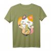Kawaii Anime Cat T-Shirt mit Japanischen Noodles - Süßes Ramen Katzen Design, Perfekt als Geschenk für Anime- und Katzenliebhaber