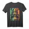 25. Geburtstag Geschenk - Level 25 Gaming T-Shirt mit Video Game Controller und Level Up Motiv für Gamer, Jungen, Mädchen, Mann & Frau