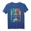 25. Geburtstag Geschenk - Level 25 Gaming T-Shirt mit Video Game Controller und Level Up Motiv für Gamer, Jungen, Mädchen, Mann & Frau