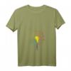 Damen T-Shirt mit Pusteblume und Löwenzahn - Frühlings- und Sommerdesign mit V-Ausschnitt, perfektes Geschenk für Blumen- und Naturliebhaber