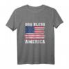 God Bless America T-Shirt mit USA Flagge - Patriotisches 4. Juli Tank Top für Männer und Frauen, ideal als Geschenk für Vati, Großvater und Familie