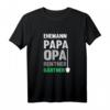 Herren Ehemann, Papa und Opa, sowie Rentner und Gärtner im Garten T-Shirt – Perfekt für Gartenarbeit, Frühling & Sommer