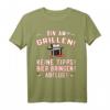 Bin am Grillen! Keine Tipps! Bier bringen! Abflug! - Lustiges Griller T-Shirt für BBQ-Fans, Gastgeber & Grillmeister