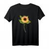 Sonnenblumen Retro Blumen Shirt für Damen – Perfektes Geschenk für Naturliebhaber, Gartenfreunde und Blumenfans
