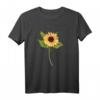 Sonnenblumen Retro Blumen Shirt für Damen – Perfektes Geschenk für Naturliebhaber, Gartenfreunde und Blumenfans