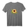 Sonnenblumen Retro Blumen Shirt für Damen – Perfektes Geschenk für Naturliebhaber, Gartenfreunde und Blumenfans