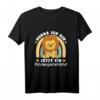 Kinder Hurra Ich Bin Jetzt Ein Kindergartenkind Löwe T-Shirt – Süßes Geschenk für Jungen und Mädchen zum Kindergartenstart mit Regenbogen
