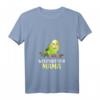 Damen Wellensittich Mama T-Shirt mit V-Ausschnitt - Buntes Vogelgeschenk für Vogelhalterinnen & Tierliebhaberinnen
