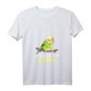 Damen Wellensittich Mama T-Shirt mit V-Ausschnitt - Buntes Vogelgeschenk für Vogelhalterinnen & Tierliebhaberinnen