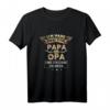 Papa und Opa Vatertag T-Shirt - Lustiges Outfit für den besten Opa zum Männertag & Vatertag 2022