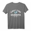 Erste Opa 2023 T-Shirt – Geschenk für werdenden Großvater & Babyankündigung zum besonderen Anlass