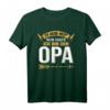 Lustiges Opa T-Shirt - Ich Muss Nicht Nein Sagen Ich Bin Der Opa Geschenk für Geburtstag, Weihnachten & Vatertag im Vintage Retro Design
