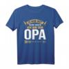 Lustiges Opa T-Shirt - Ich Muss Nicht Nein Sagen Ich Bin Der Opa Geschenk für Geburtstag, Weihnachten & Vatertag im Vintage Retro Design