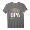 Lustiges Opa T-Shirt - Ich Muss Nicht Nein Sagen Ich Bin Der Opa Geschenk für Geburtstag, Weihnachten & Vatertag im Vintage Retro Design