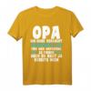 Opa du hast ja bereits mich Opa Familie T-Shirt – Lustiges Geschenk für Großväter zum Vatertag & Geburtstag