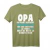 Opa du hast ja bereits mich Opa Familie T-Shirt – Lustiges Geschenk für Großväter zum Vatertag & Geburtstag