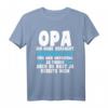 Opa du hast ja bereits mich Opa Familie T-Shirt – Lustiges Geschenk für Großväter zum Vatertag & Geburtstag