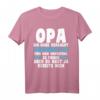 Opa du hast ja bereits mich Opa Familie T-Shirt – Lustiges Geschenk für Großväter zum Vatertag & Geburtstag