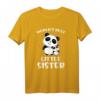 Weltbeste kleine Schwester Panda T-Shirt – Süßes Geschwistergeschenk für Baby Announcement, Geburt, Baby Shower & Gender Reveal