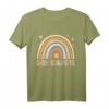 Kinder Großes Schwester Regenbogen T-Shirt – Buntes, langlebiges Kinder Shirt mit klassischem Schnitt