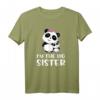 Ich bin die große Schwester - Süßes Pandas Geschwister T-Shirt für Geburt, Baby Shower & Gender Reveal