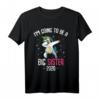 I'm Going To Be A Big Sister 2020 - Persönliches Geschwister T-Shirt für die große Schwester, ideal als Geschenk zu Geburt, Taufe, Weihnachten und mehr