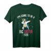 I'm Going To Be A Big Sister 2020 - Persönliches Geschwister T-Shirt für die große Schwester, ideal als Geschenk zu Geburt, Taufe, Weihnachten und mehr
