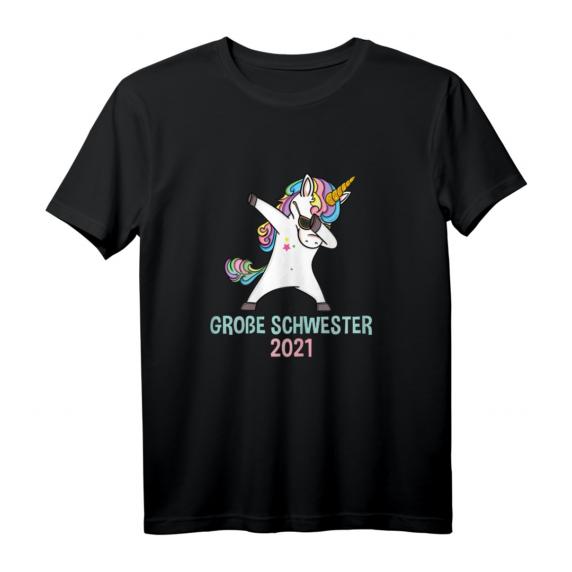 Große Schwester 2021 Einhorn Geschenk – Lustiges T-Shirt für Schwangerschaftsverkündung, Babyparty & Geburtstagsfeier für Nichte, Tochter & Enkelin Große Schwester 2021 Einhorn Geschenk – Lustiges T-Shirt für Schwangerschaftsverkündung, Babyparty & Geburtstagsfeier für Nichte, Tochter & Enkelin