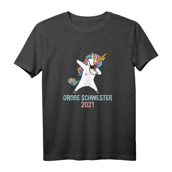 Große Schwester 2021 Einhorn Geschenk – Lustiges T-Shirt für Schwangerschaftsverkündung, Babyparty & Geburtstagsfeier für Nichte, Tochter & Enkelin Große Schwester 2021 Einhorn Geschenk – Lustiges T-Shirt für Schwangerschaftsverkündung, Babyparty & Geburtstagsfeier für Nichte, Tochter & Enkelin