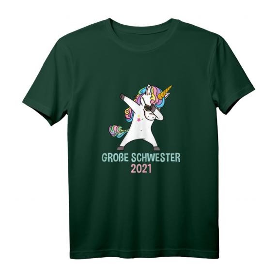 Große Schwester 2021 Einhorn Geschenk – Lustiges T-Shirt für Schwangerschaftsverkündung, Babyparty & Geburtstagsfeier für Nichte, Tochter & Enkelin Große Schwester 2021 Einhorn Geschenk – Lustiges T-Shirt für Schwangerschaftsverkündung, Babyparty & Geburtstagsfeier für Nichte, Tochter & Enkelin